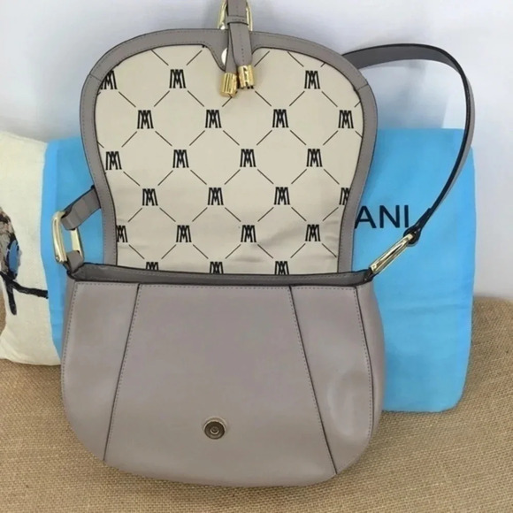 Antonio Milani Leather Reptile Flap Bag - Picture 8 of 10